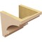 Ekena Millwork 8"W x 8"D x 8"H Wide Diane Rough Cedar Woodgrain TimberThane Corbel, Primed Tan CORUR08X08X08DIARCPR - alternate 3